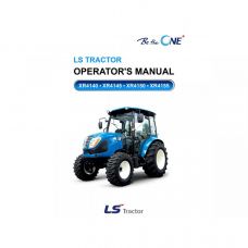 LS Tractor XR4100 Series Operation Manual - Printed Hard Copy - FREE Shipping