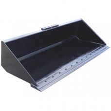 84" Haugen Heavy Duty General Purpose Low Profile Skid Steer Bucket Model MHDB84 (shown with optional bolt-on edge)