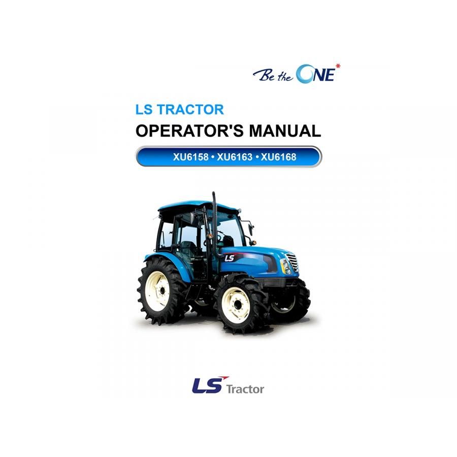 LS Tractor XU6100-Series Operation Manual - Printed Hard Copy - FREE Shipping